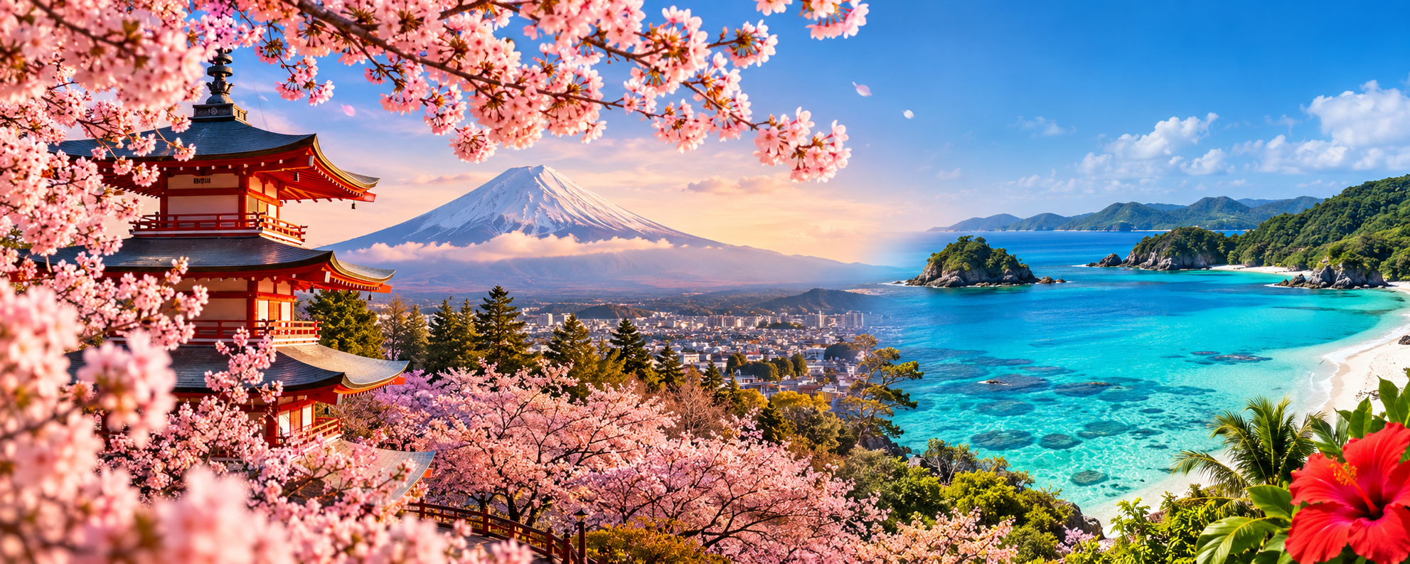 Cherry Blossom & Island Escape